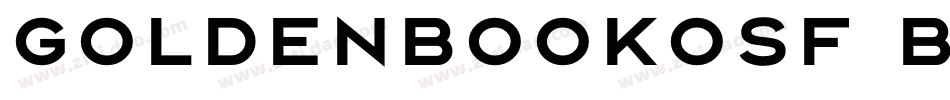 GoldenbookOSF Bold字体转换